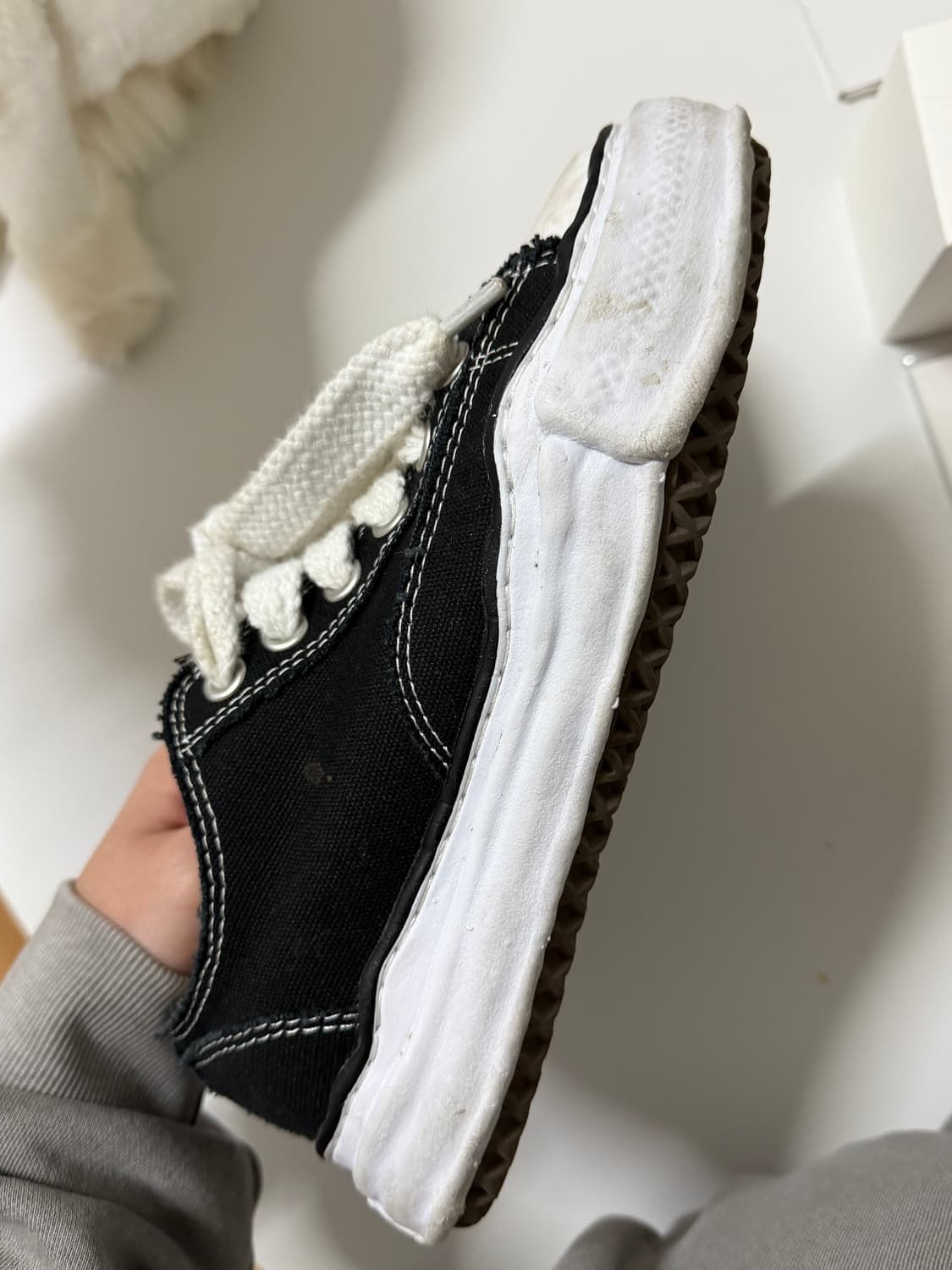 미하라 야스히로 피터슨 블랙 스니커즈 37 상품이미지4