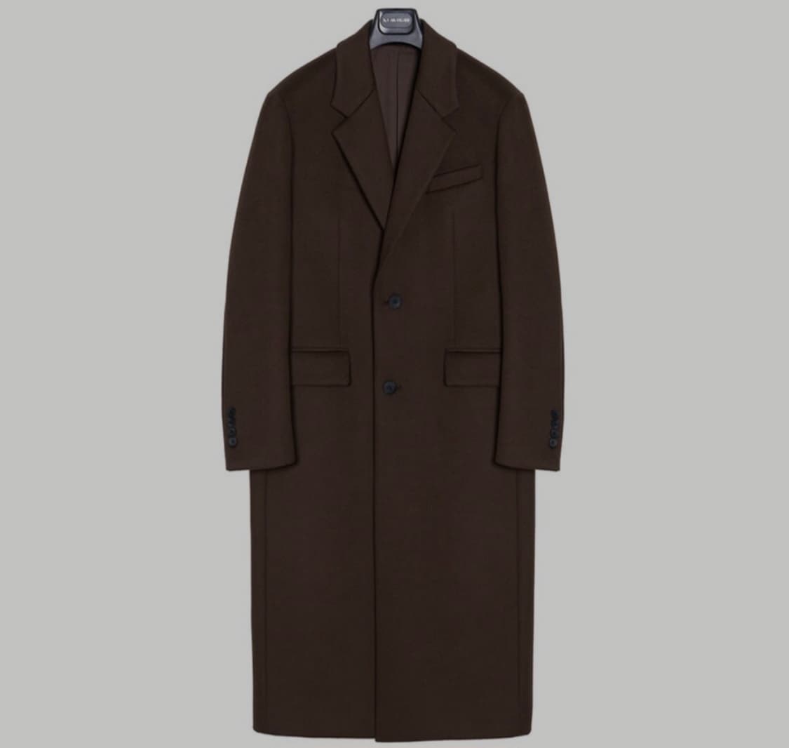 마마가리 뉴 컬렉션무드 싱글코트 캐시미어 브라운 상품이미지1