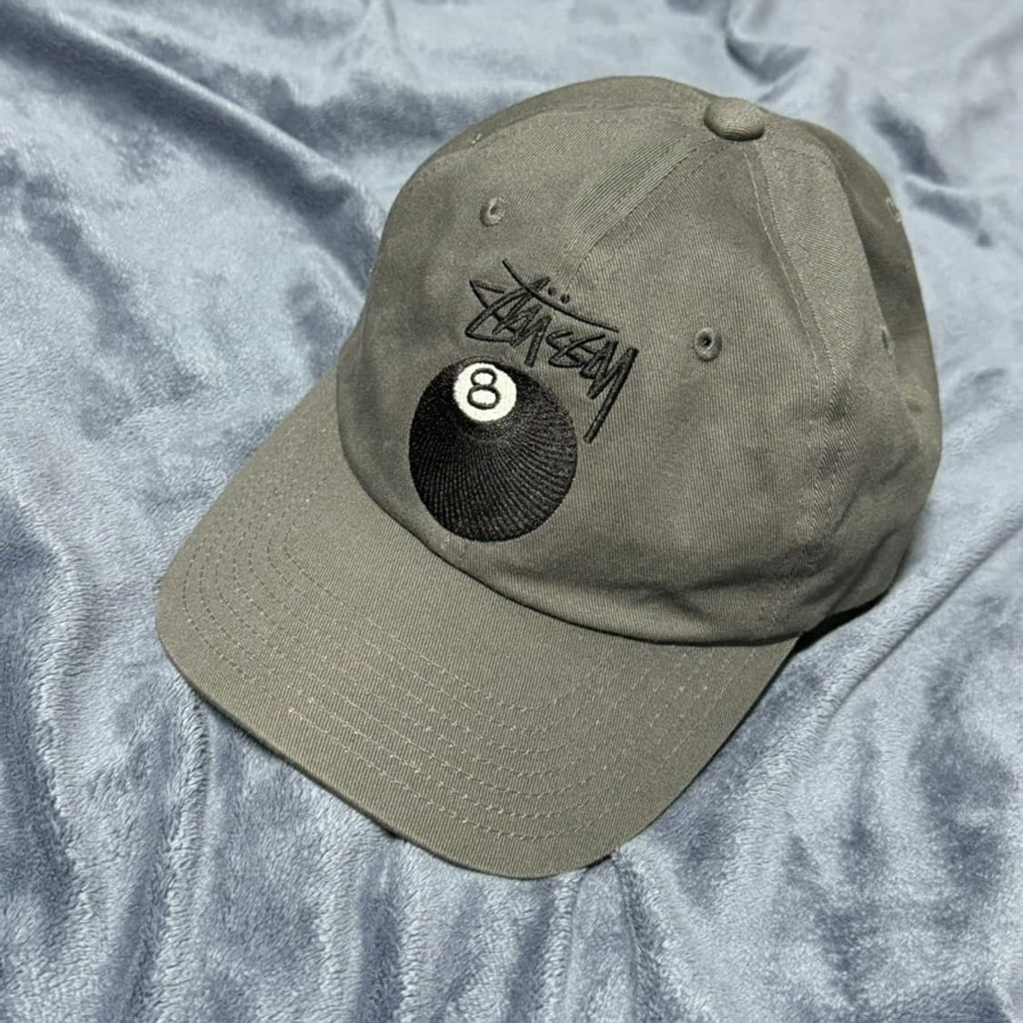 새상품 스투시 8볼 볼캡 다크그레이  상품이미지2