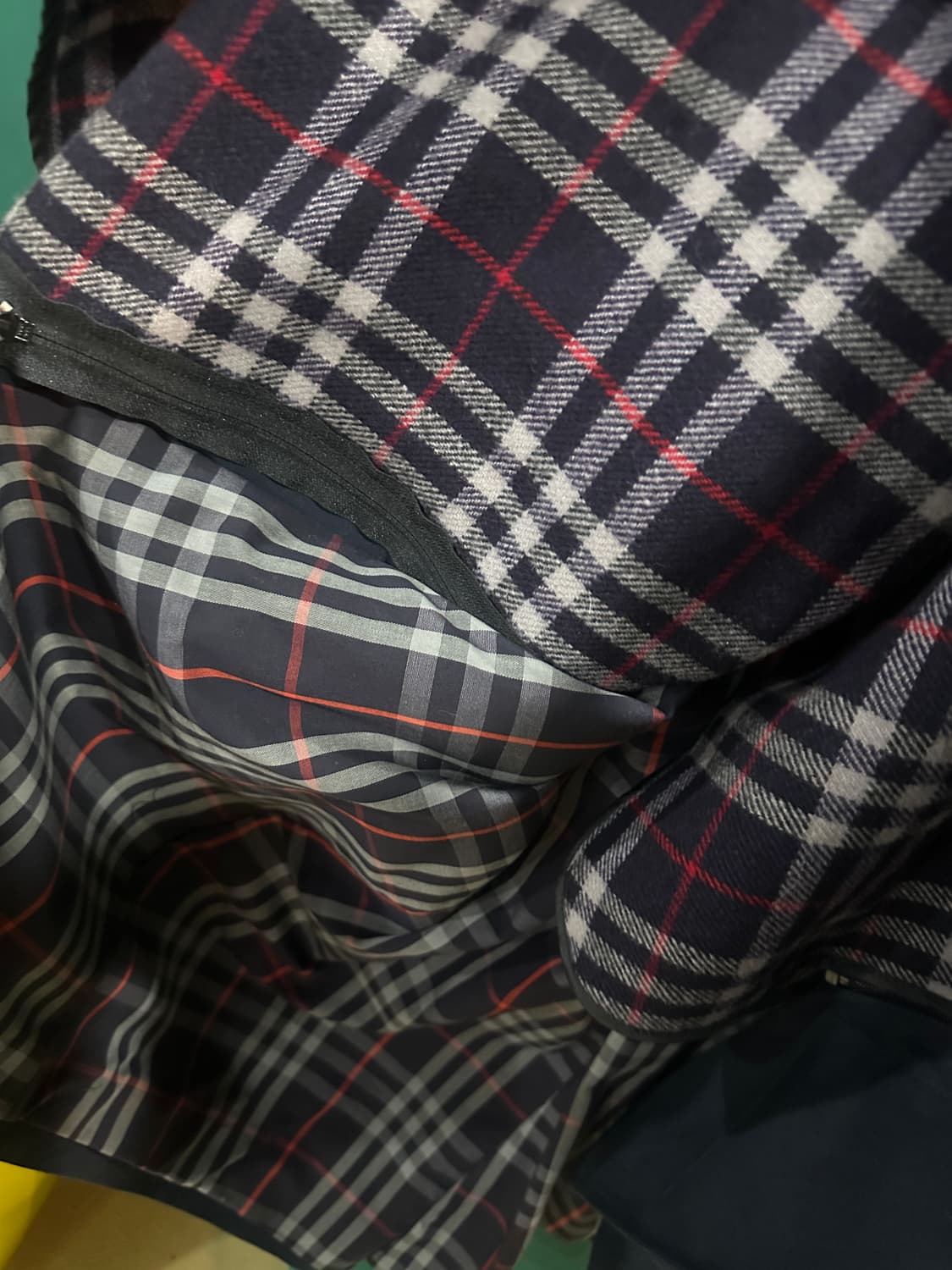 버버리 내피풀세트 개버딘 체크카라 트렌치코트100사이즈 상품이미지4