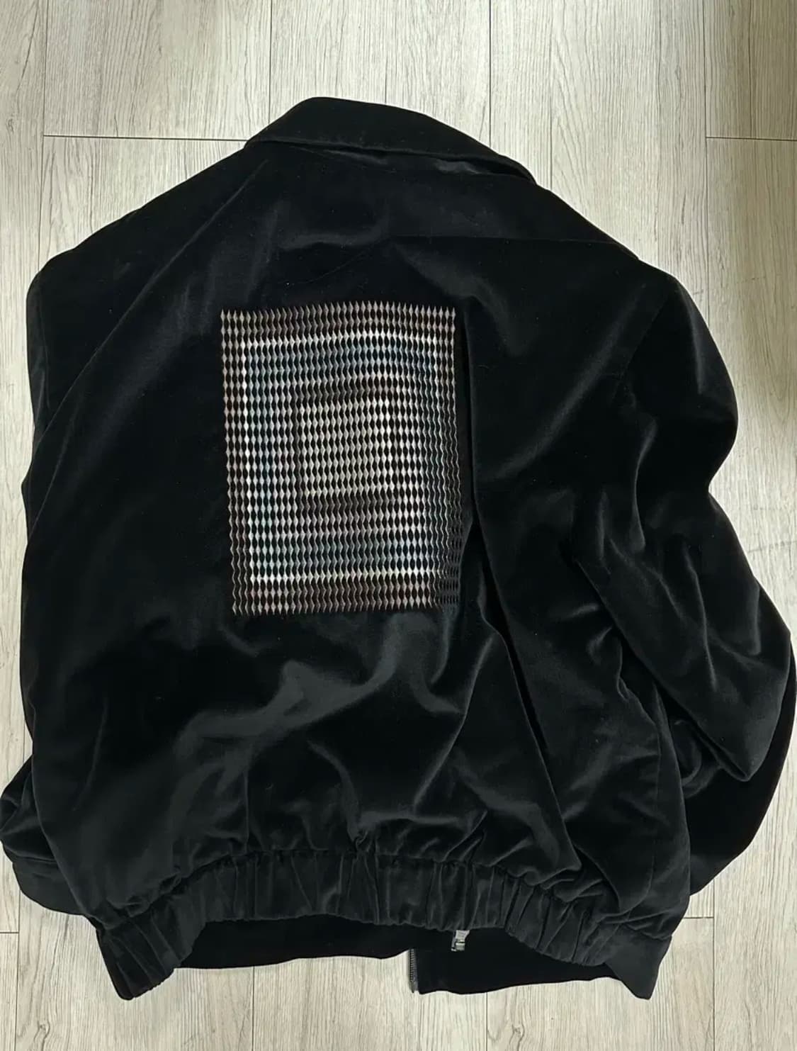 아모멘토 벨벳 블루종 자켓 상품이미지4