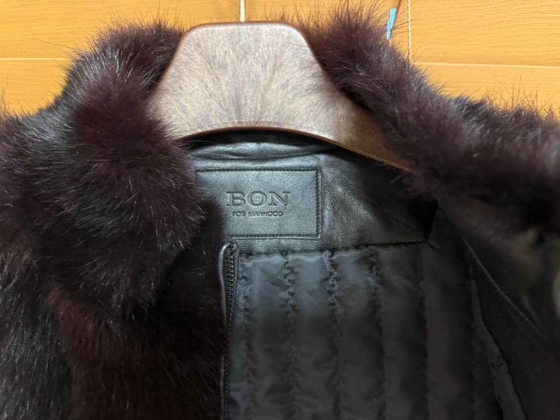 남성 BON 양가죽 코요테털 자켓 95-100 거의 새상품급 상품이미지6