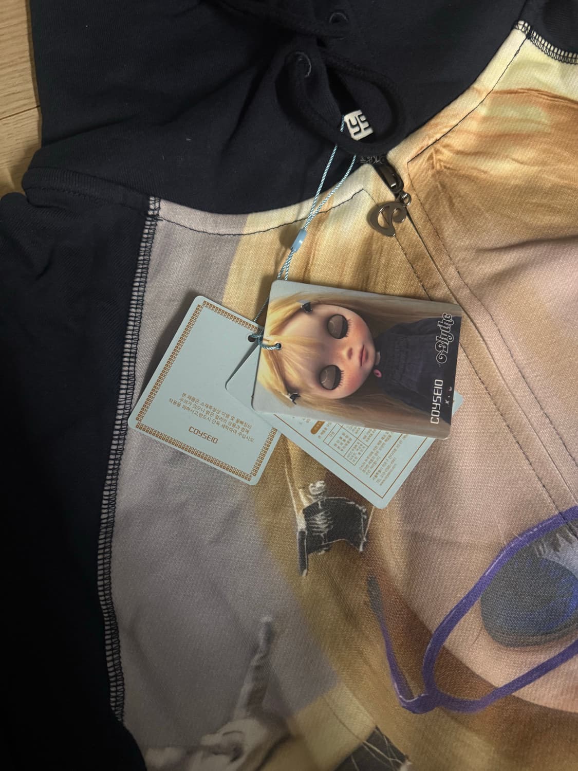 코이세이오 브라이스 돌 네이비 후드집업 상품이미지2