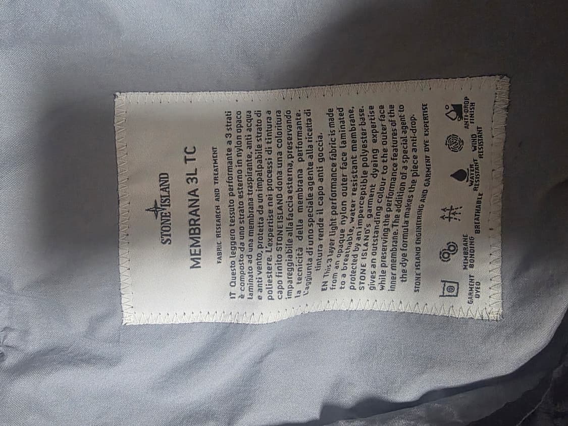 스톤아일랜드 멤브라나 3L TC 고스트와펜 M사이즈 상품이미지2