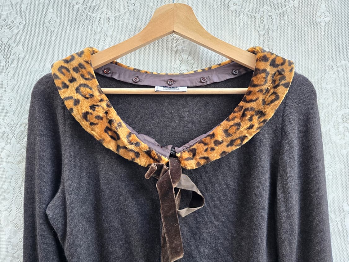 모스키노 크롭 가디건 (made in italy) 상품이미지2