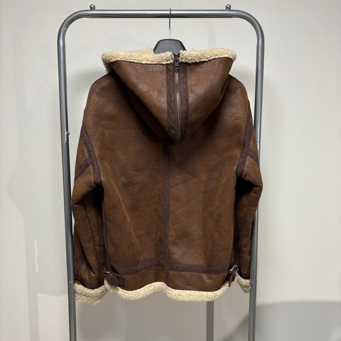 F) perverze 퍼버즈 후드 무스탕 상품이미지5