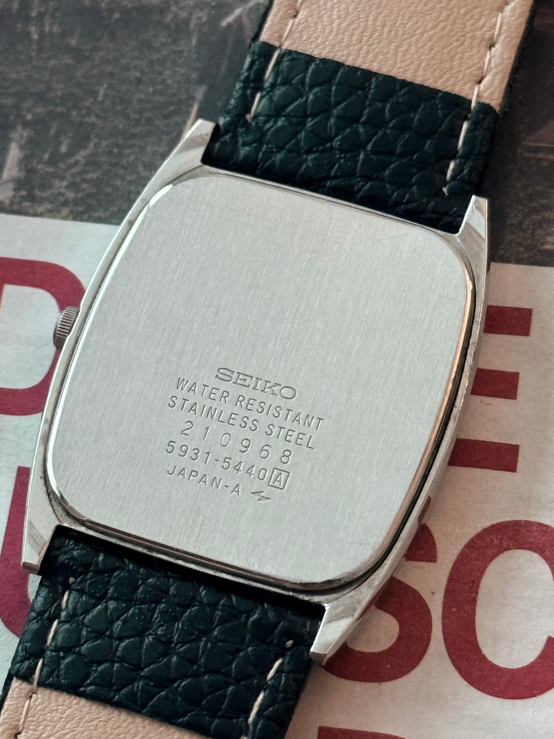 Seiko 세이코 Square Quartz 상품이미지4
