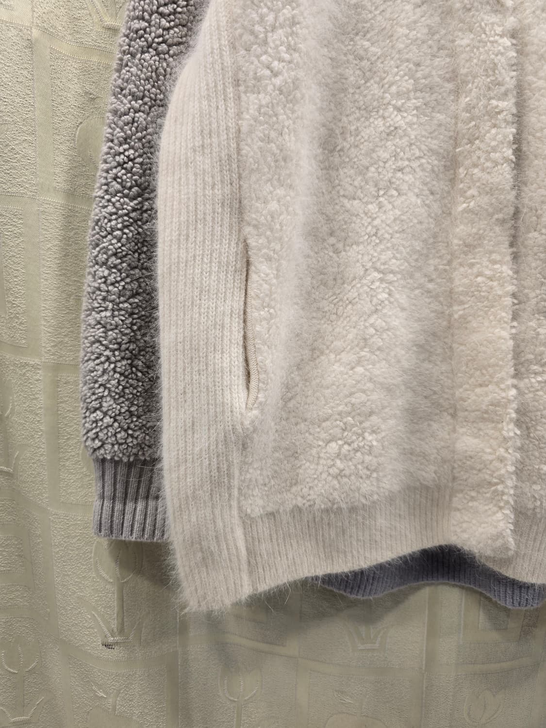 시슬리 앙고라 부클 니트 가디건 프리사이즈  상품이미지3