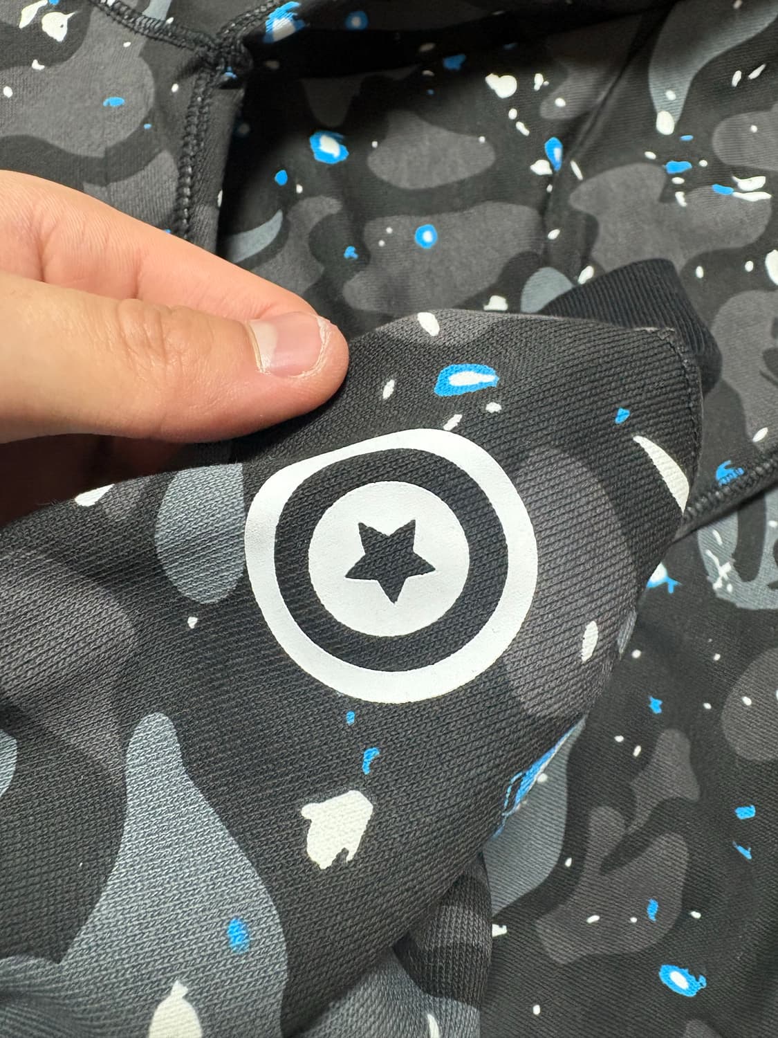 베이프 샤크후드 스페이스 카모 새상품 네고 가능 상품이미지7