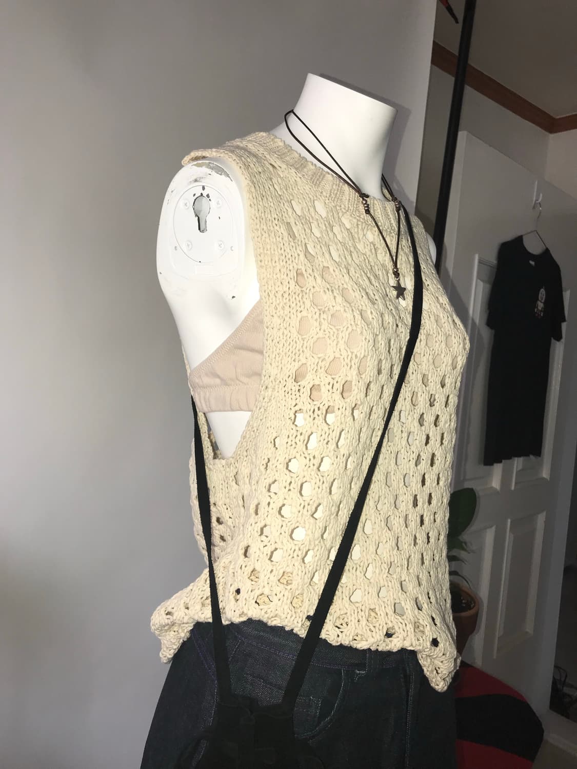 AMOMENTO Ecru Sleeveless Knit Top 상품이미지6