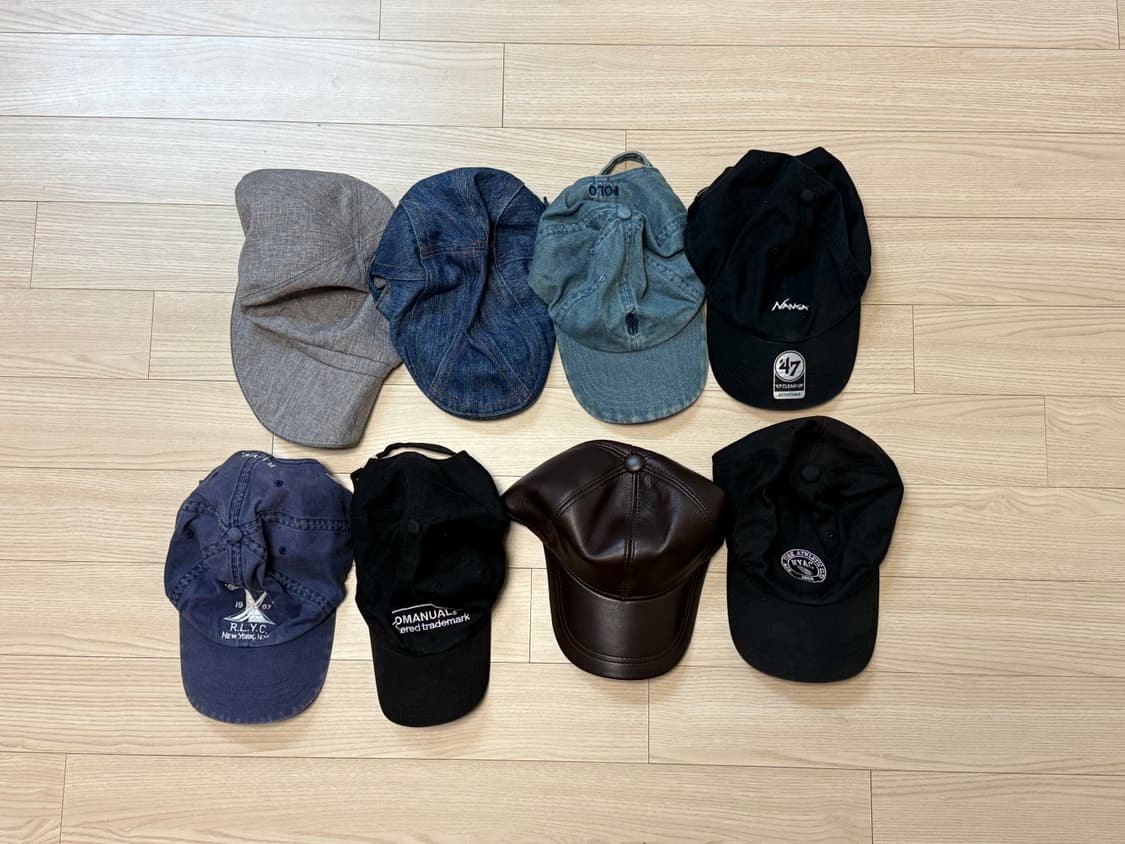 모자 8개 세트 상품이미지1