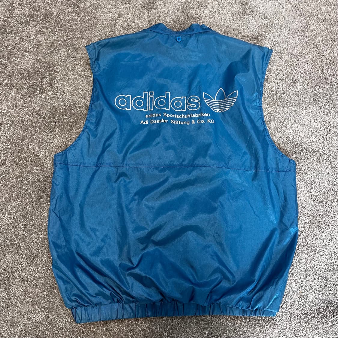 아디다스 올드스쿨 백로고 빈티지 블루 조끼M 상품이미지1