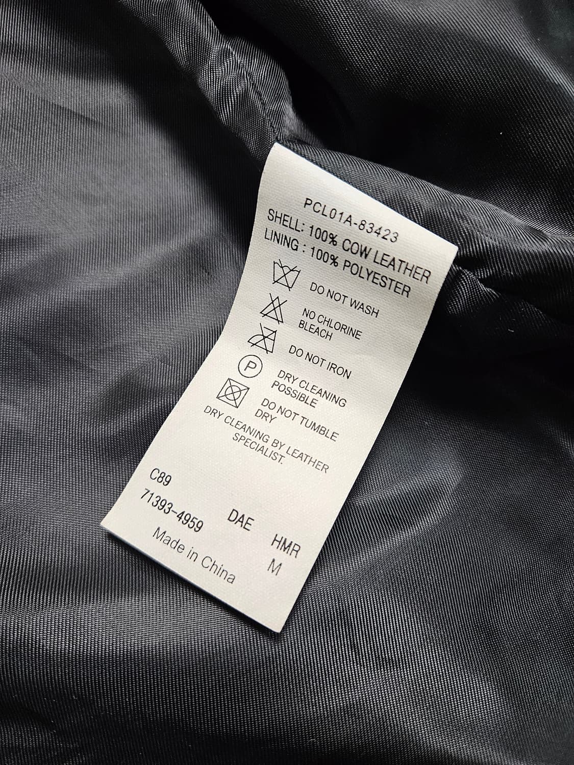 리바이스 무톤 소가죽 바이커 자켓 상품이미지9