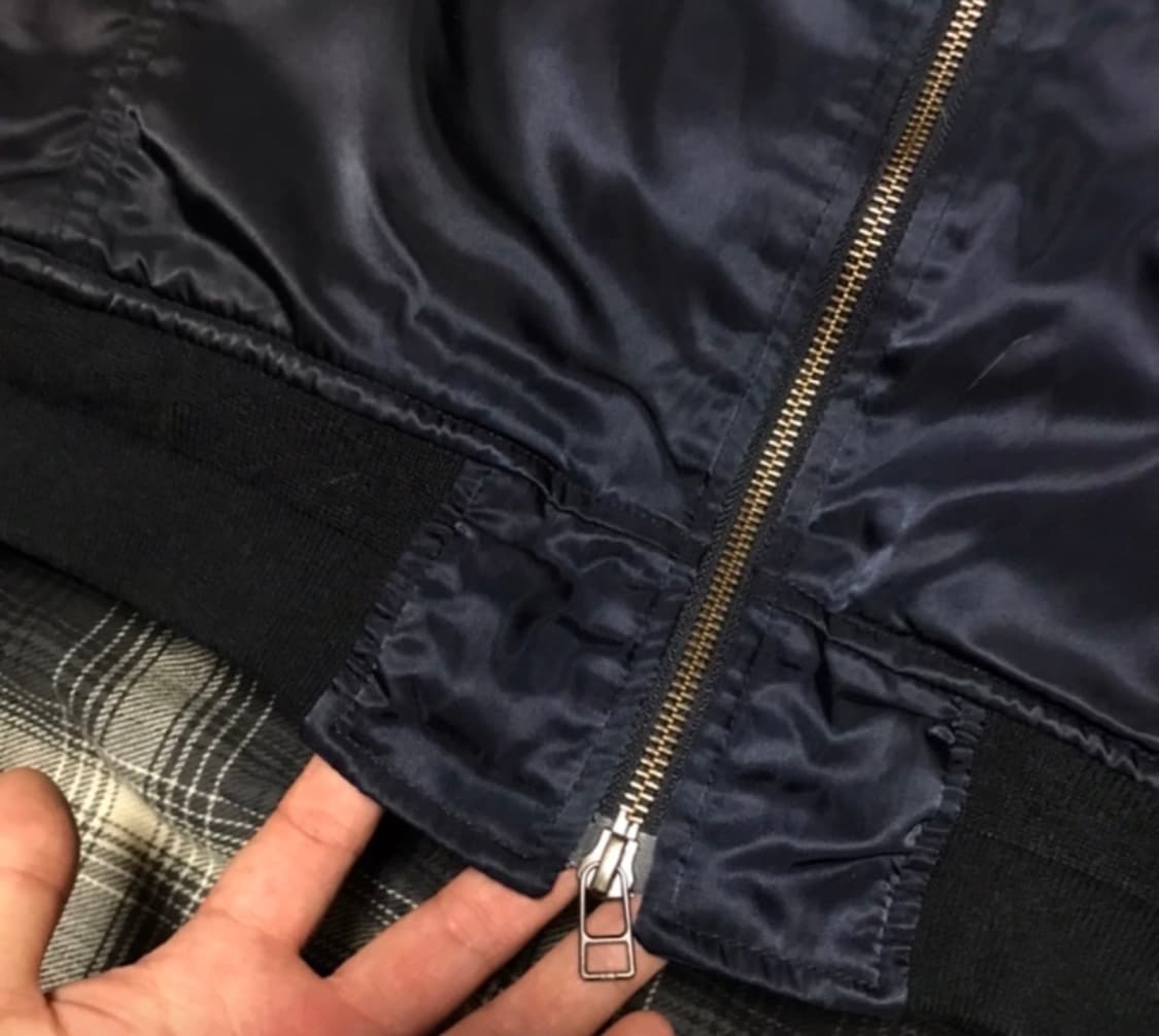 Ships 재팬 복각 블루종 ma-1 탱커 네이비 상품이미지3