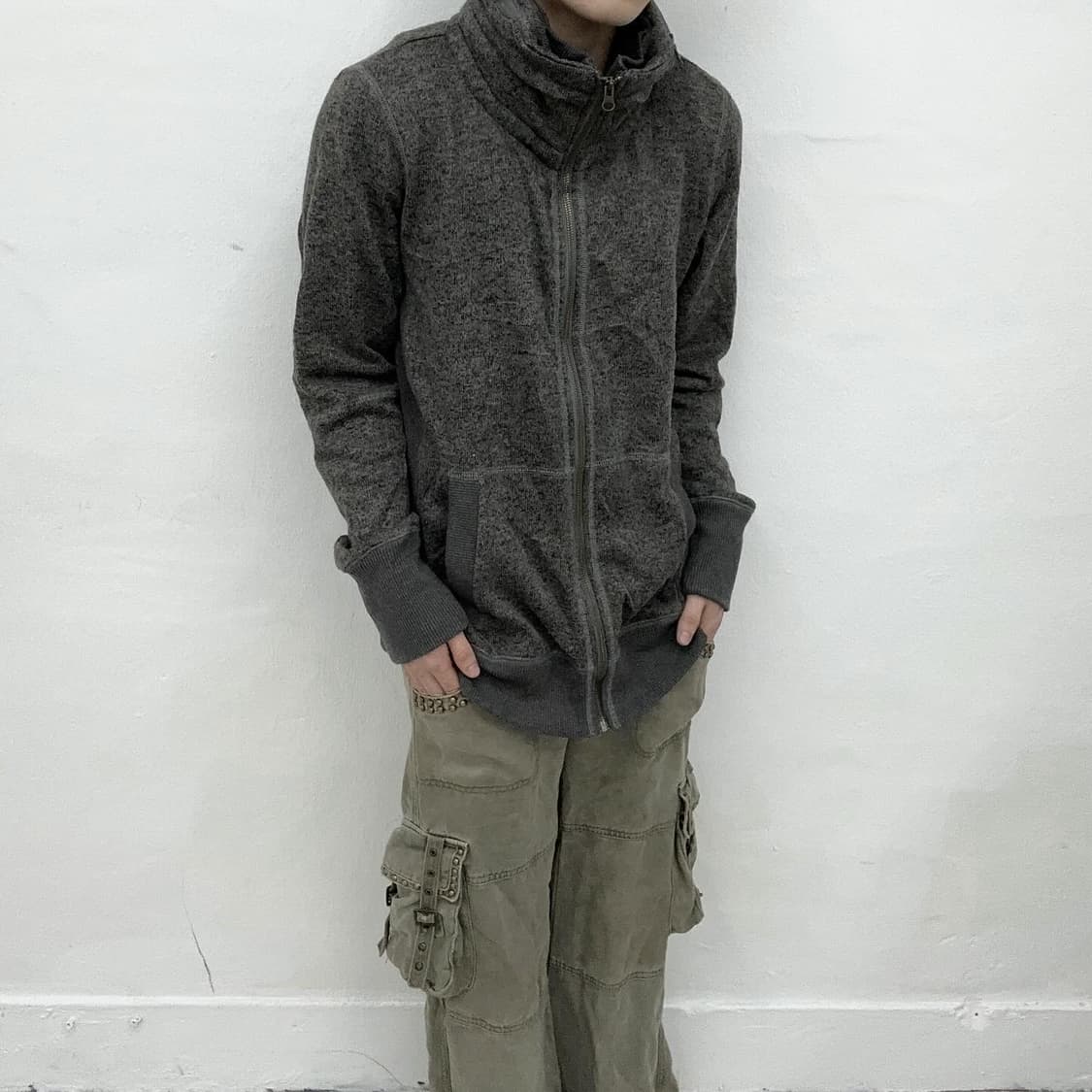 Heather Fleece stand bono jacket  상품이미지1
