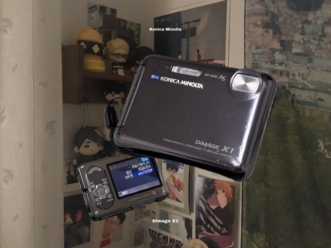 풀박 디카 | Minolta dimage x1 silver 미놀타 디미지 상품이미지1