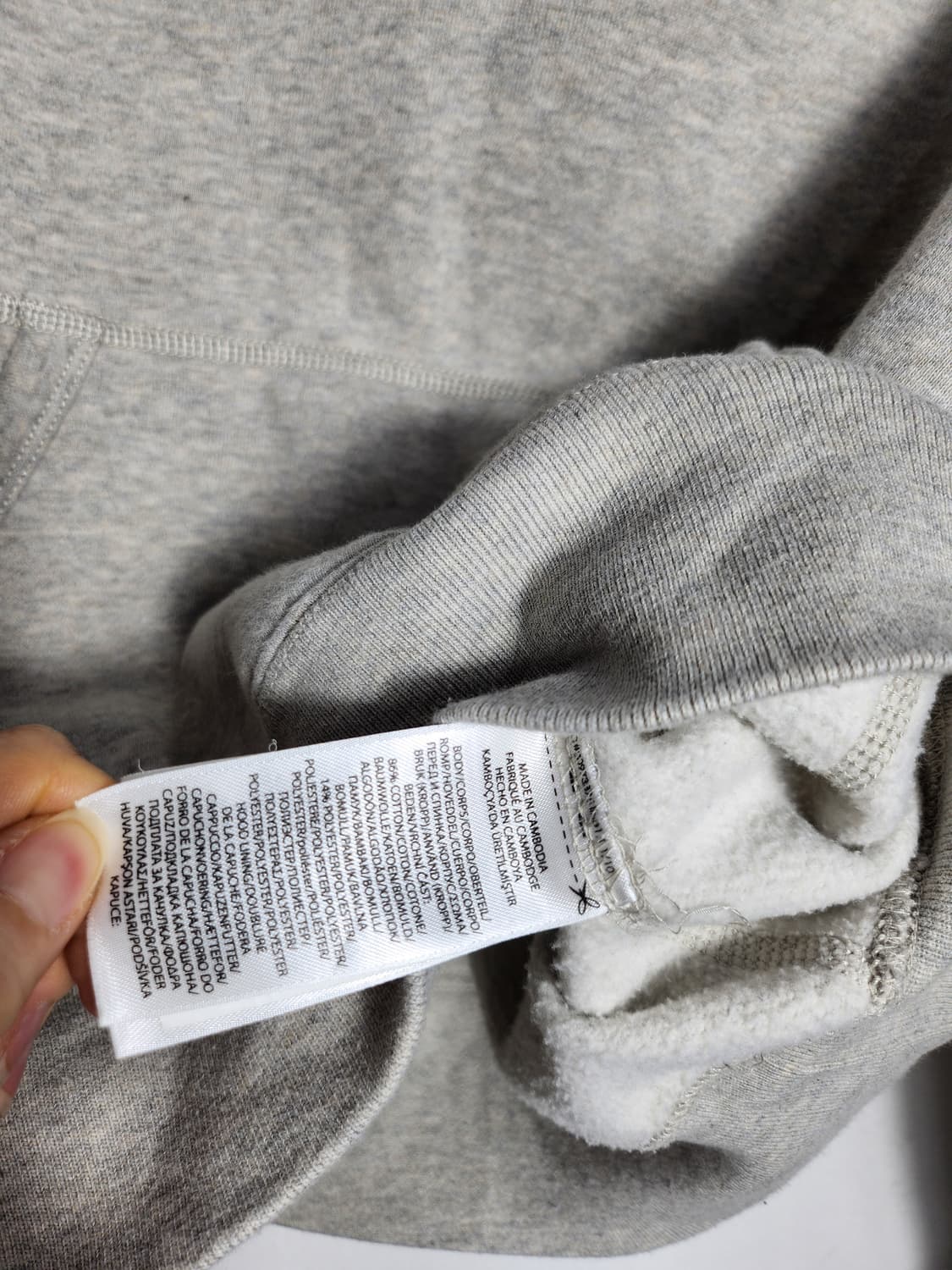 폴로 랄프로렌 그레이 후드티 상품이미지4