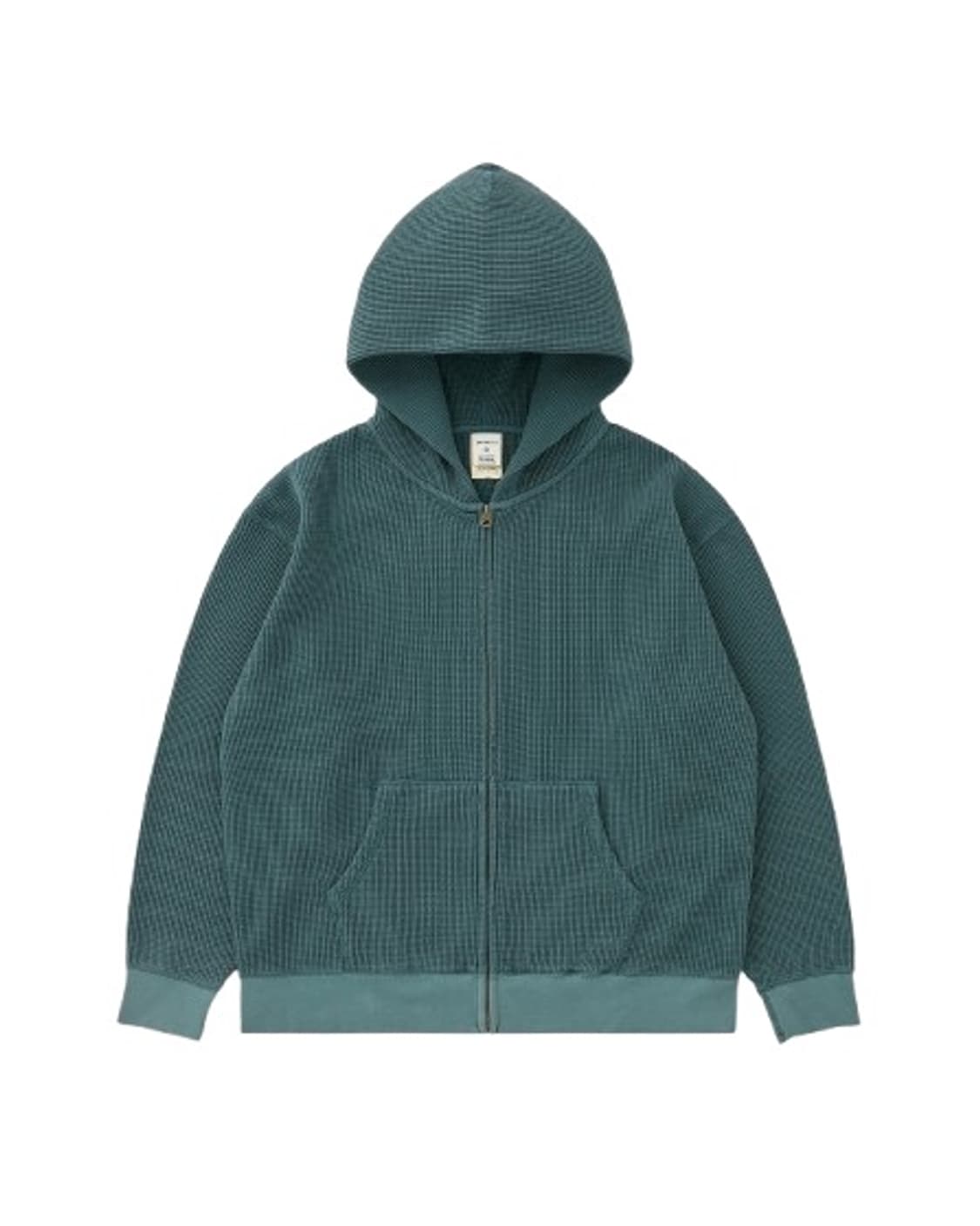 Khakis 와플 풀 집 후디 틸 상품이미지1