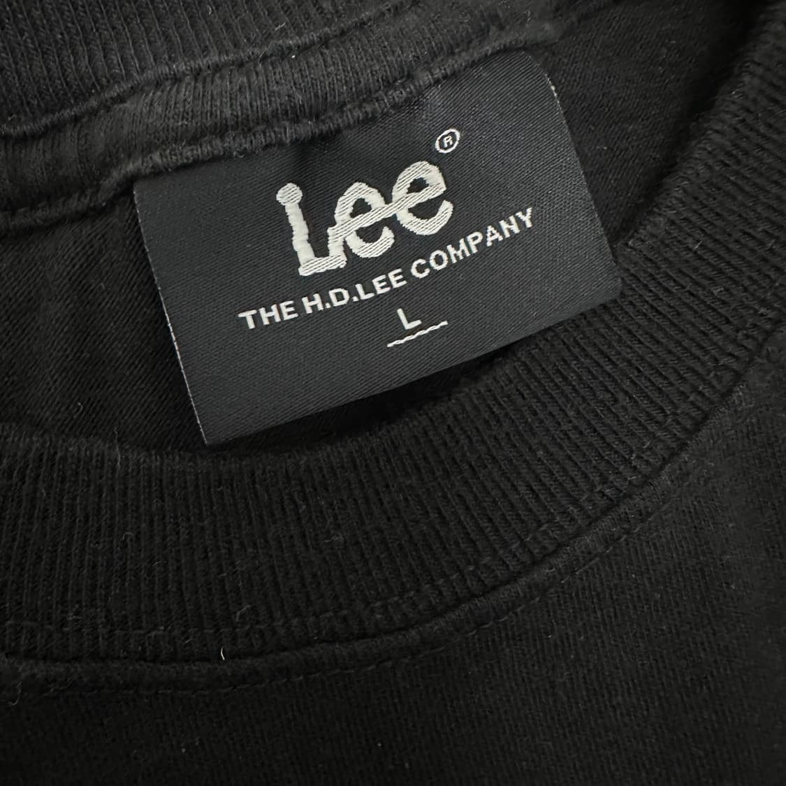 Lee 리 반팔티셔츠 블랙 L 상품이미지3