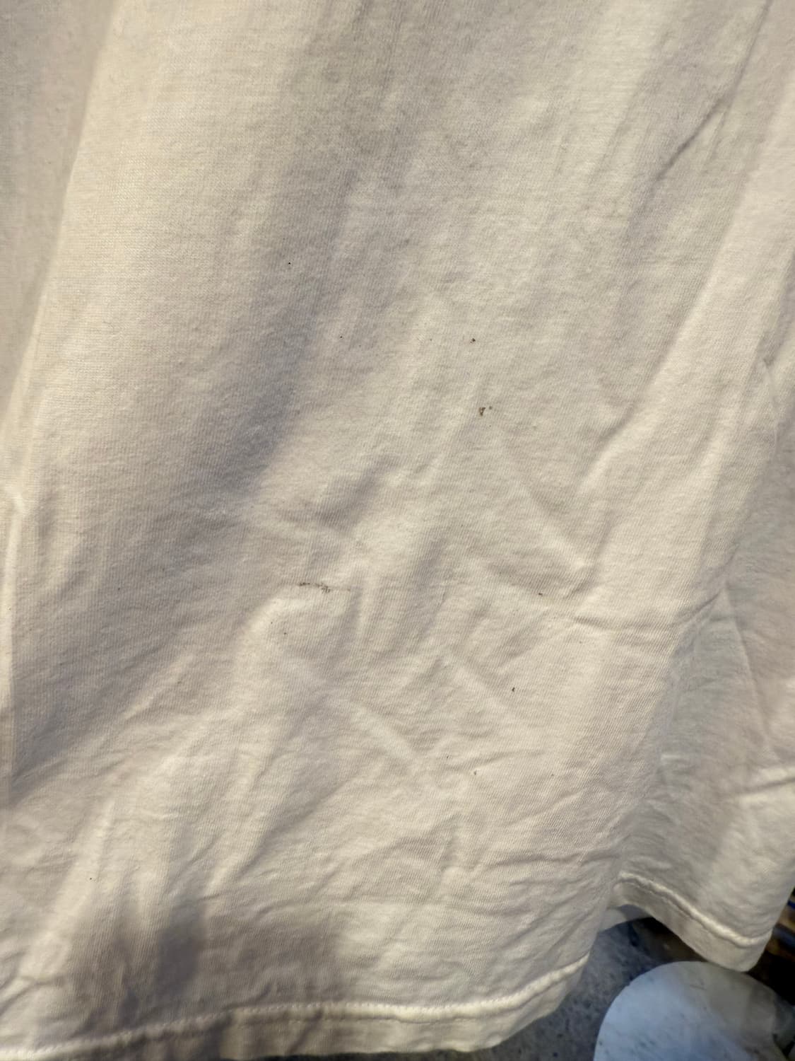 스투시 빅로고 화이트 반팔 티셔츠  상품이미지3