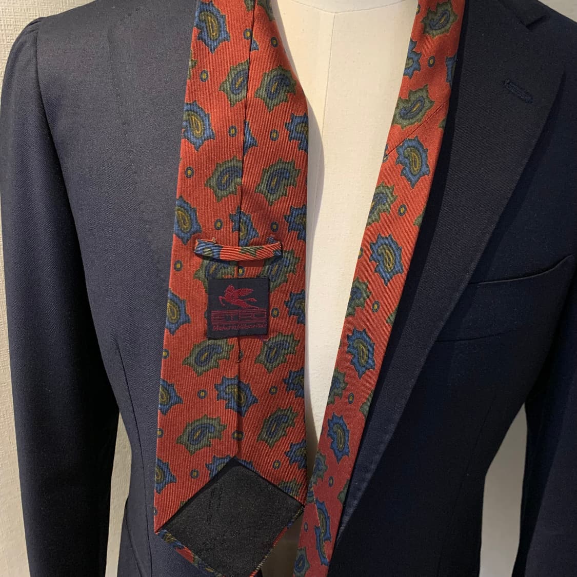 에트로(ETRO) 명품 100실크 클래식 정장넥타이 A+ 등급 상품이미지2