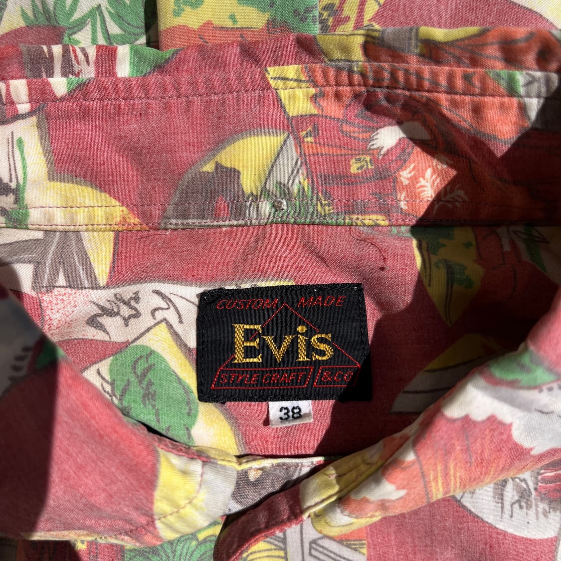 90s 에비수(Evisu)Evis 초창기 빈티지 셔츠 (실측확인) 상품이미지3