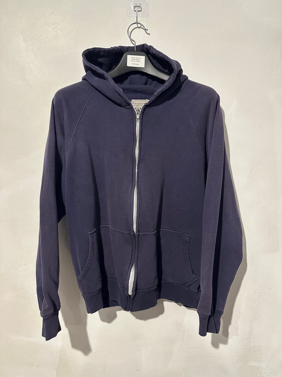 빈티지 90~00s 썬페이드 써멀 후드 집업  상품이미지1