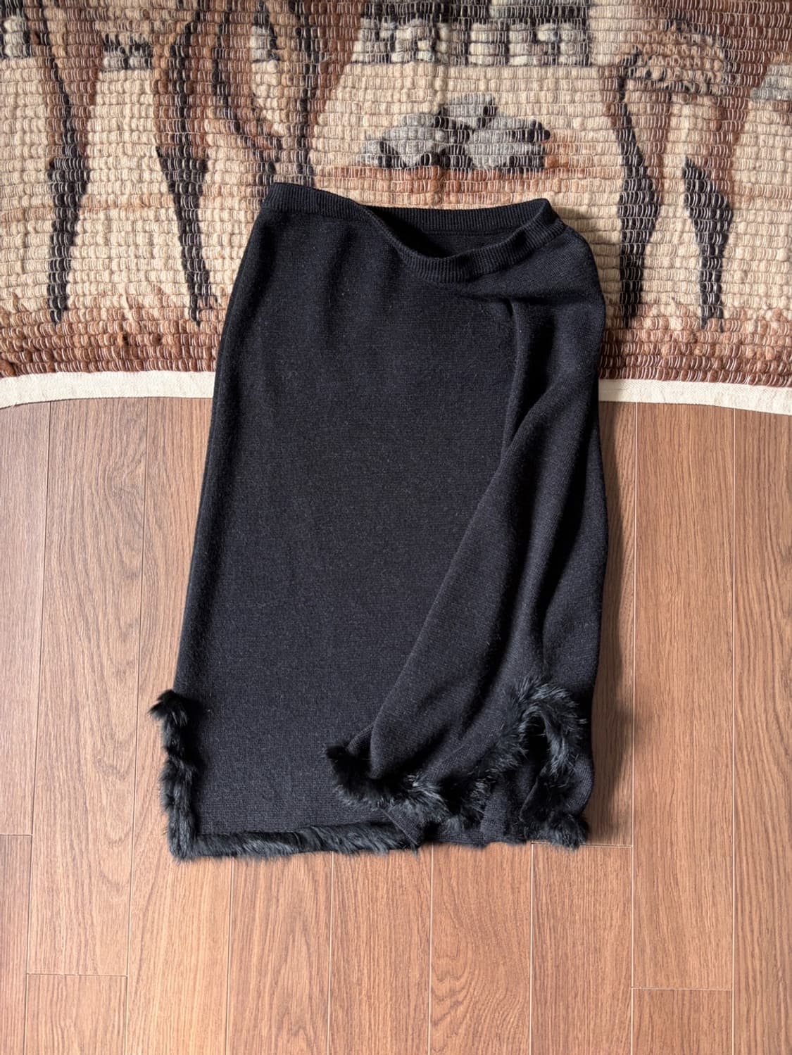 fur knit skirt 상품이미지10
