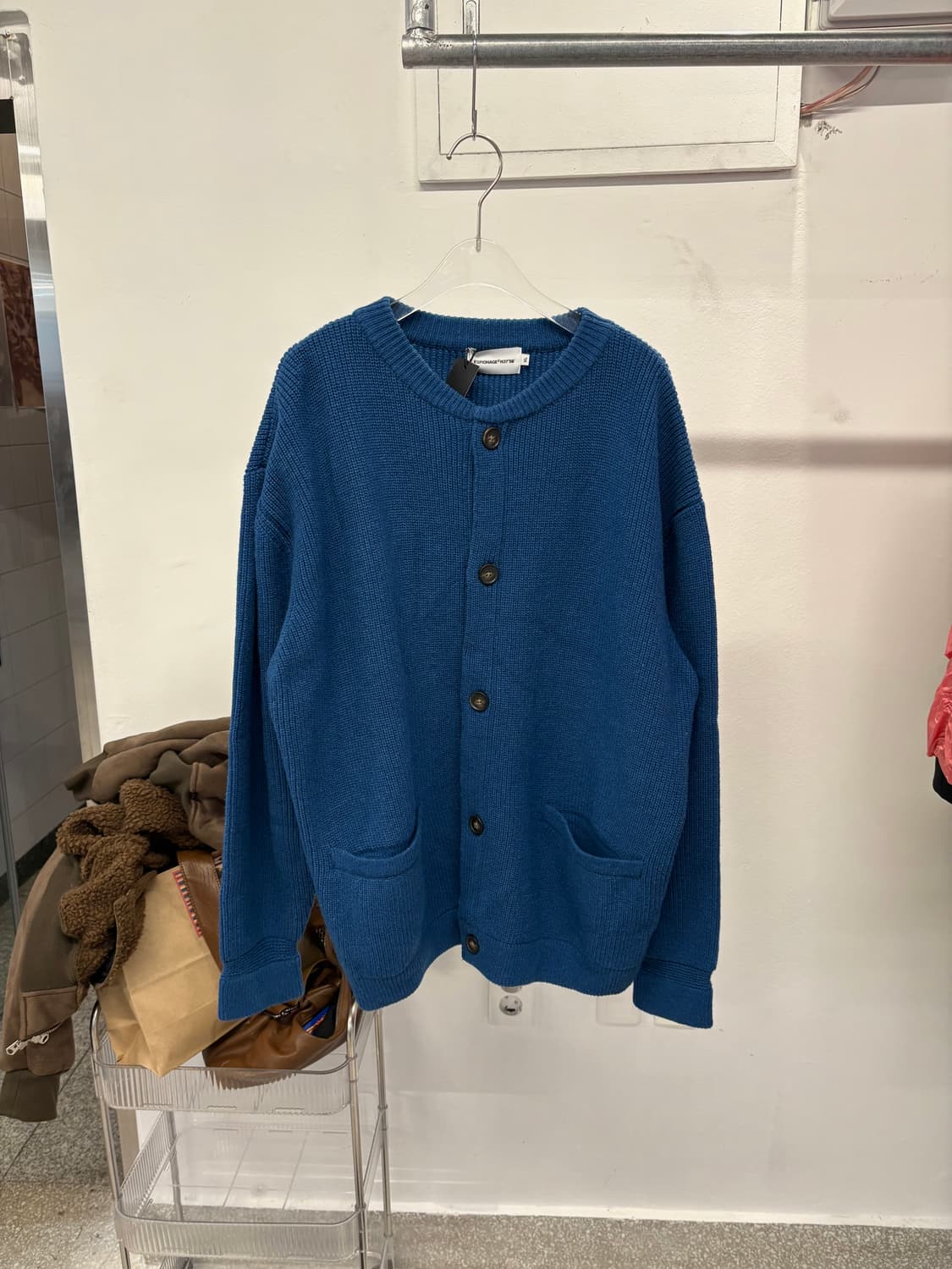 Espionage blue cardigan 상품이미지1