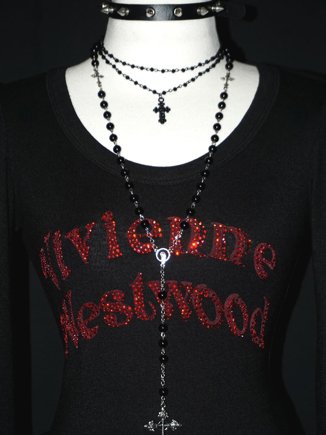 vivienne rhinestone custom t  상품이미지4