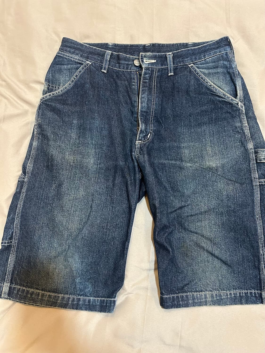 칼하트 오리지널 재팬 카펜터 워크 데님 숏팬츠 상품이미지1