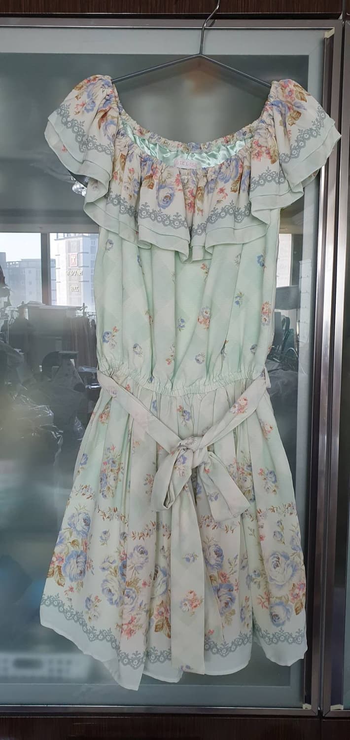 리즈리사 민트 플로랄 원피스 상품이미지2