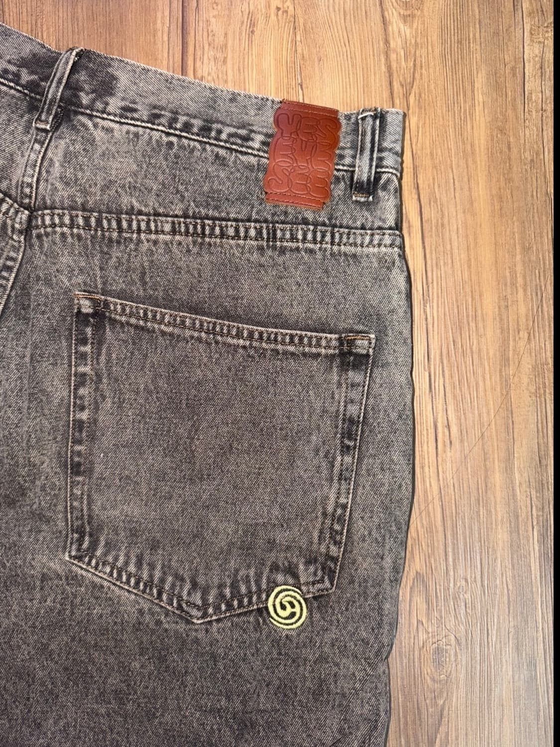 예스아이씨 워싱 버뮤다 팬츠 브라운 상품이미지2