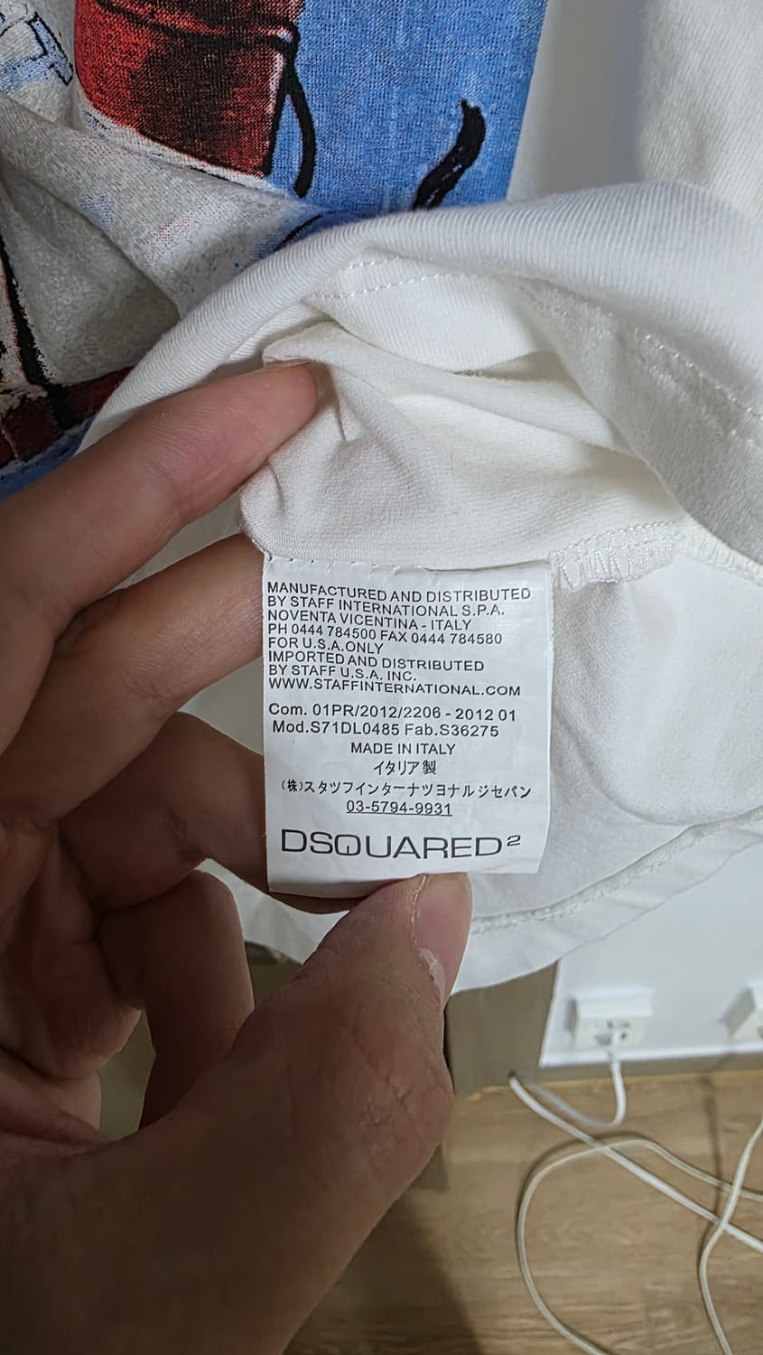 디스퀘어드 노먼 록웰 프린팅 상품이미지3