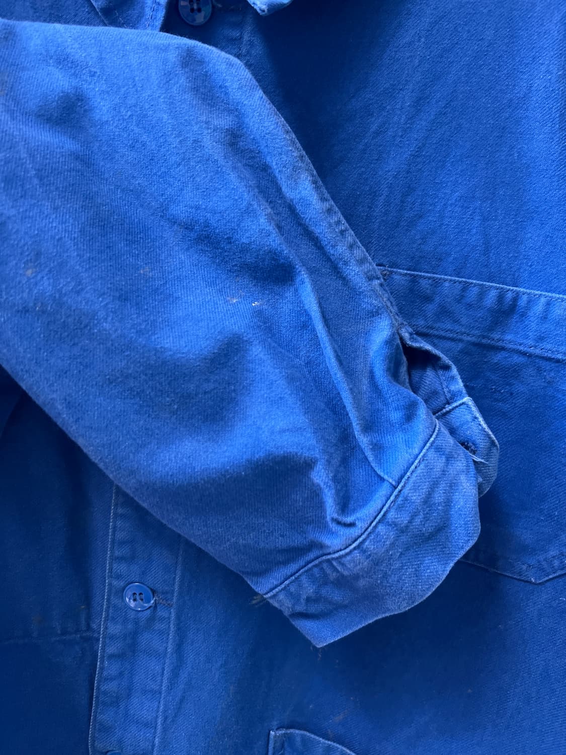 [L]90's 빈티지 페인팅 3포켓 프렌치 워크 자켓 상품이미지6