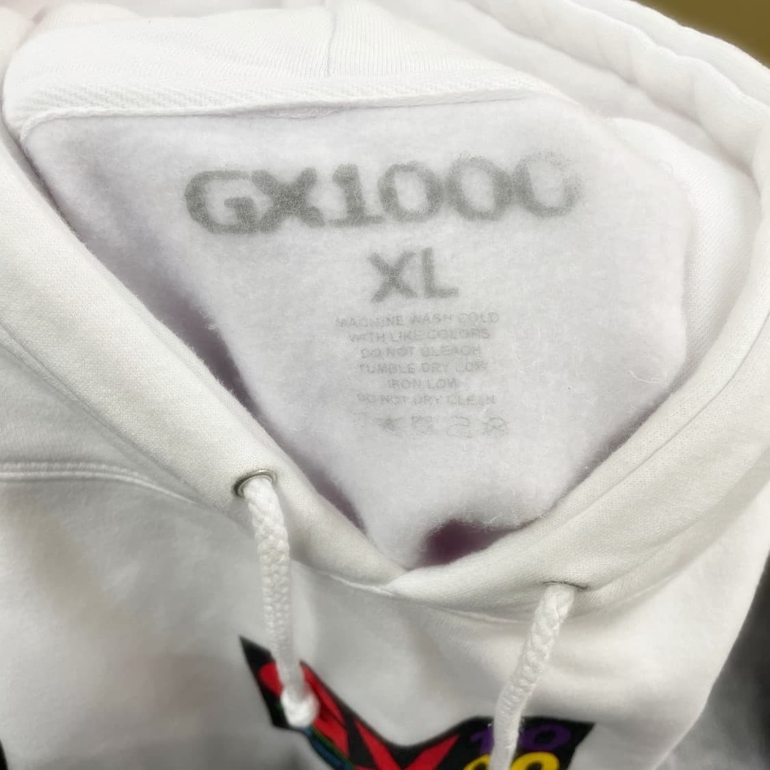 [XL] GX1000 후디 후드 화이트 엑스라지 스케이트보드 스케이터 상품이미지2