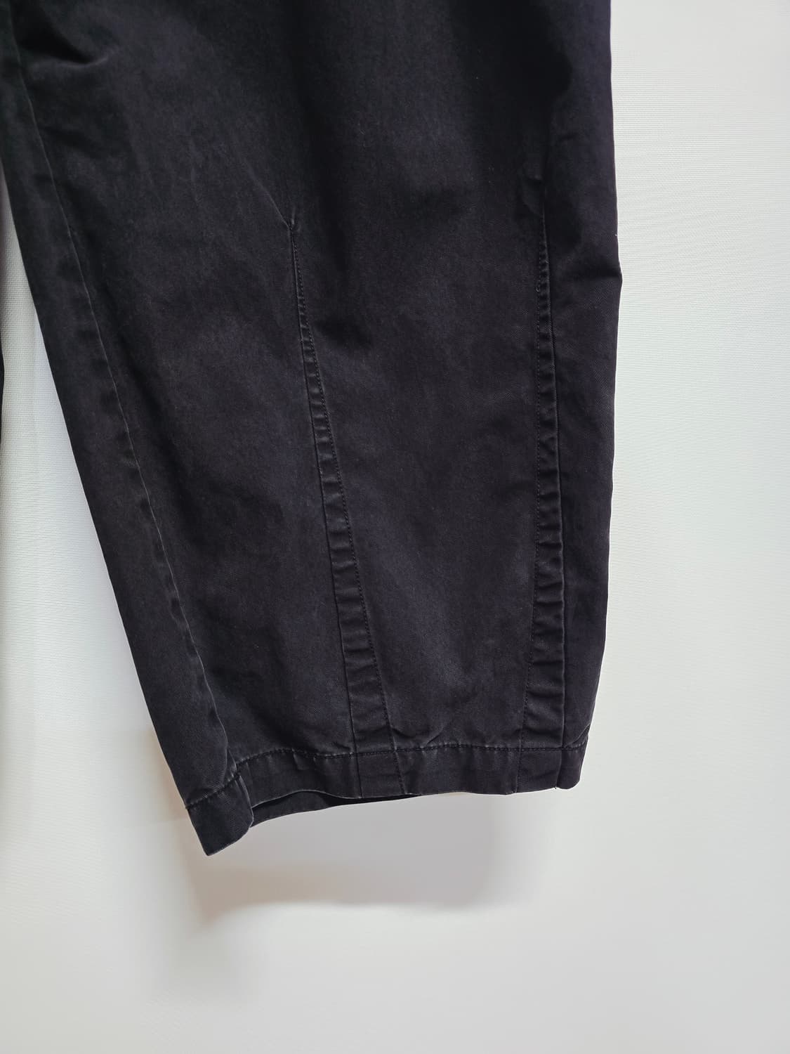 빅유니온 블랙 와이드 카고 바지 상품이미지3