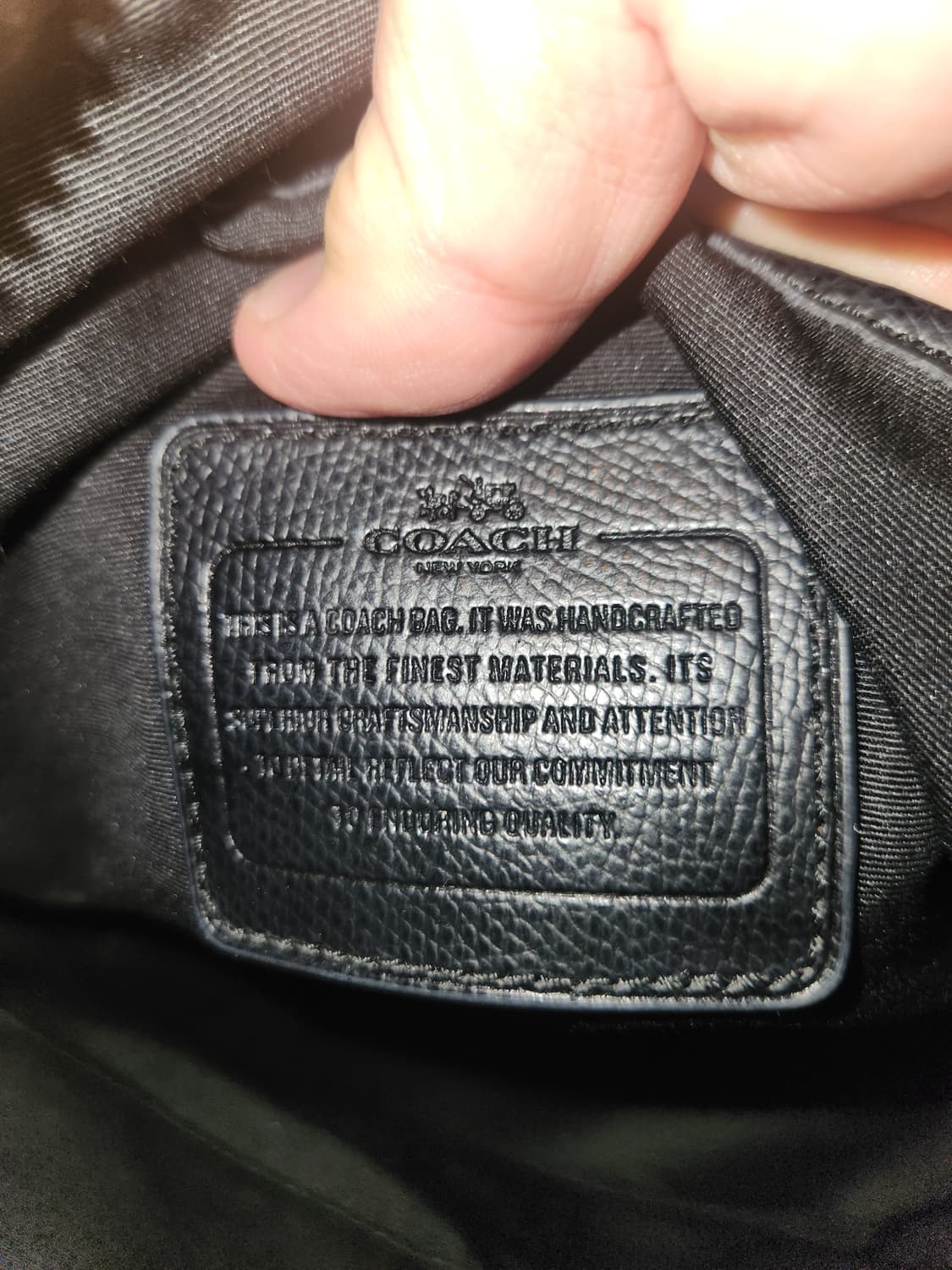 코치 시그니처 PVC 토트백 브라운 블랙 정품 여성가방 상품이미지2