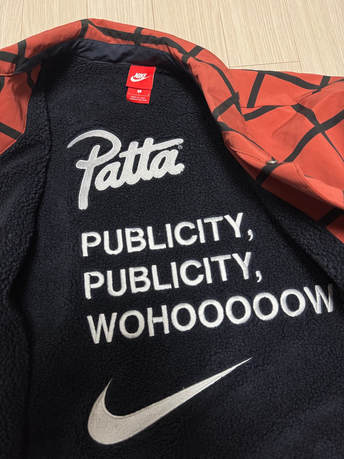 나이키x파타 코치자켓 XL 상품이미지2