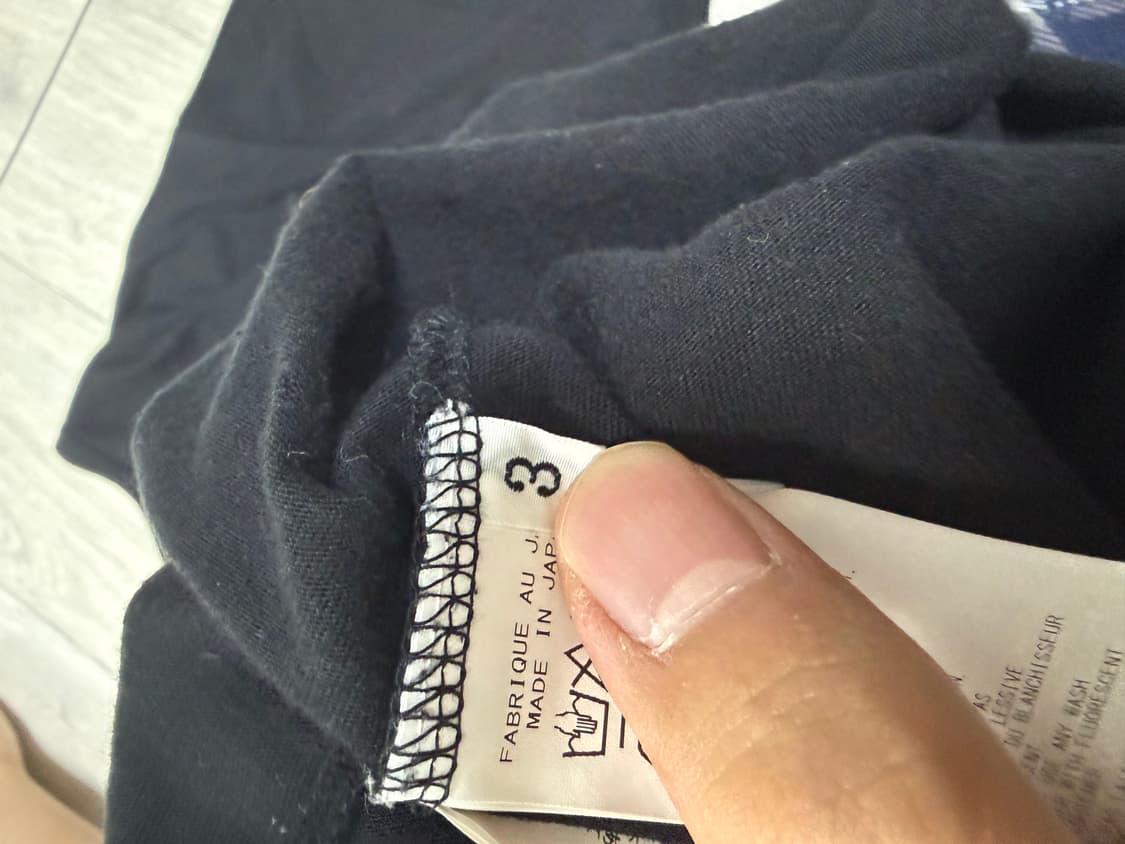 (3)요지 야마모토 뿌르 옴므 프린팅 반팔티 상품이미지4