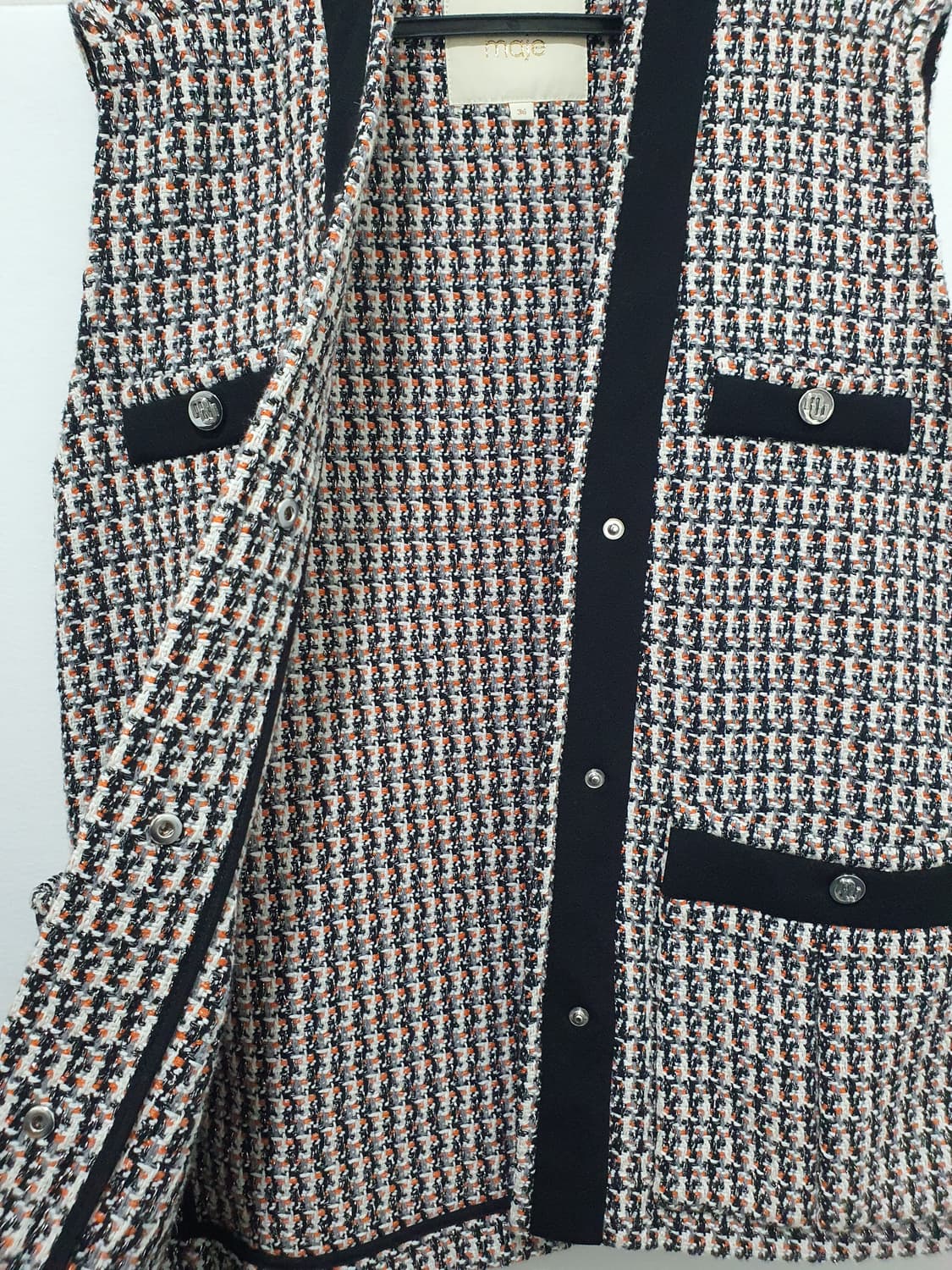 마쥬 maje 트위드 조끼 베스트 사이즈 36 상품이미지9