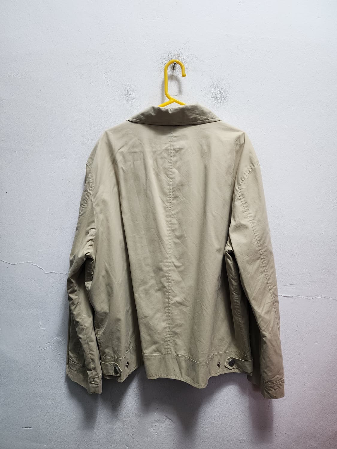 버버리 베이지색 빈티지 스윙톱 면자켓 상품이미지2