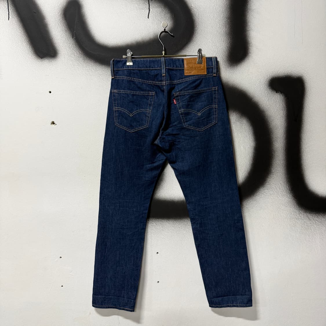 리바이스 오리지널 프리미엄 502 레더탭 데님 팬츠 상품이미지2
