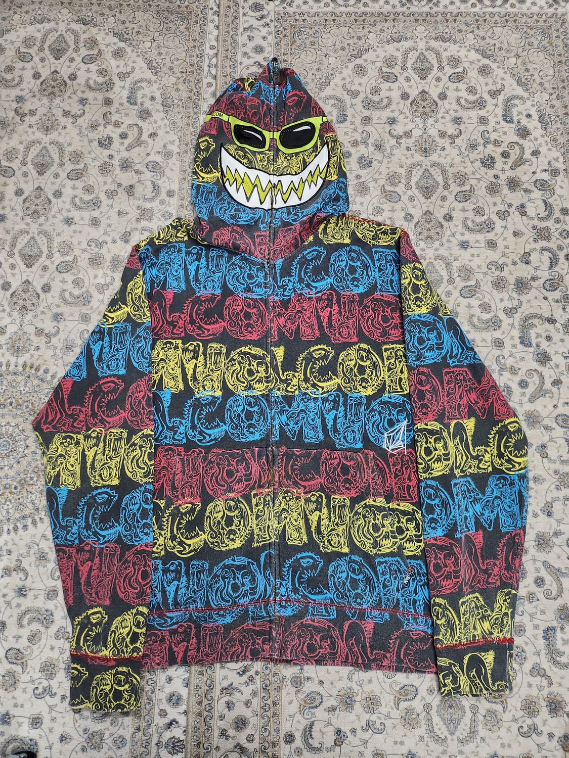 VOLCOM 볼컴 그래픽 풀집업 후드집업 L 상품이미지1