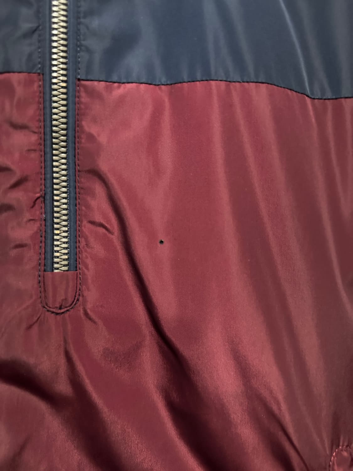 폴로 바람막이 네이비 버건디XL 상품이미지5