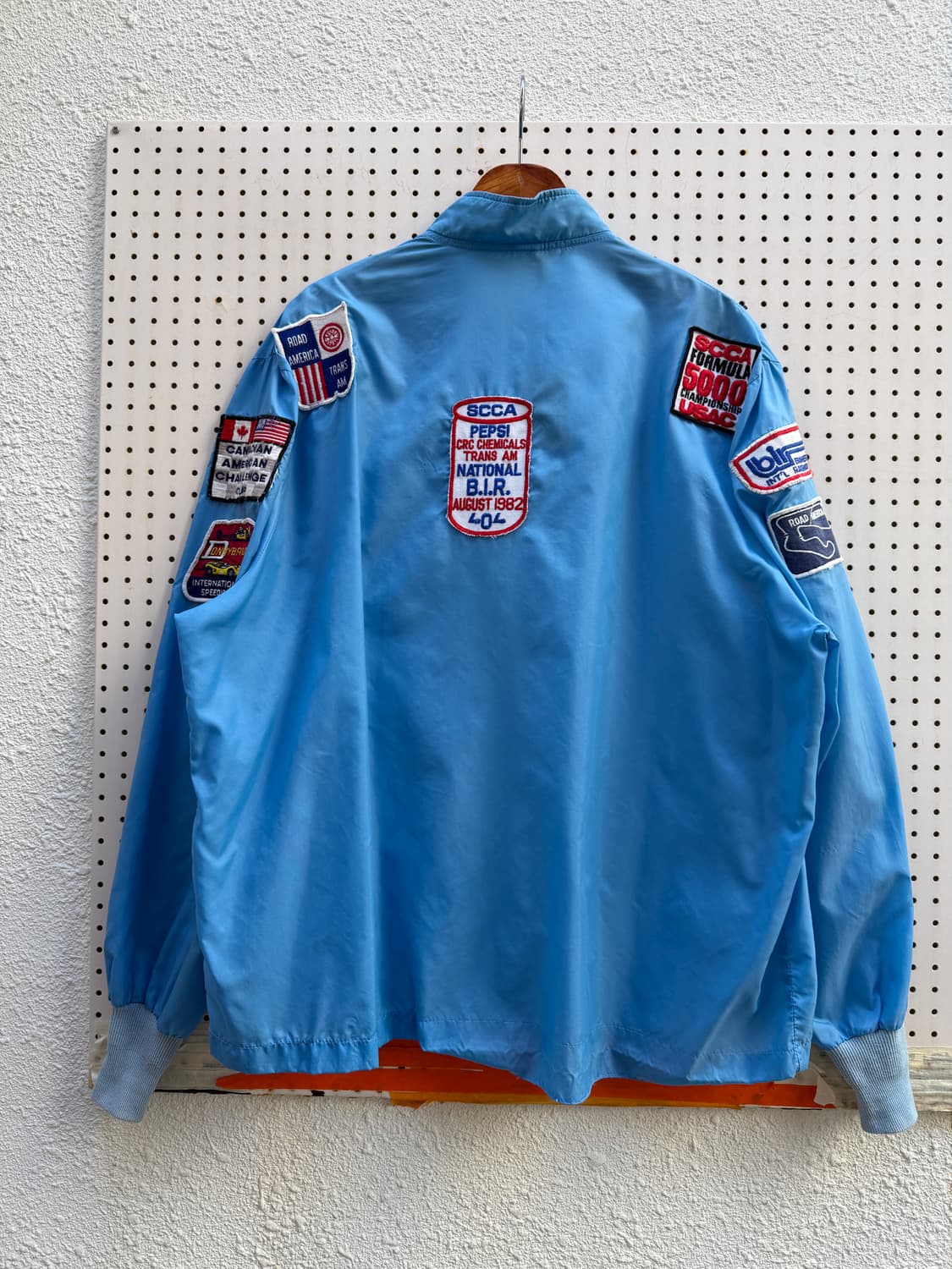 1980s USA RACING SATIN 80s 레이싱 사틴 나일론자켓 상품이미지2