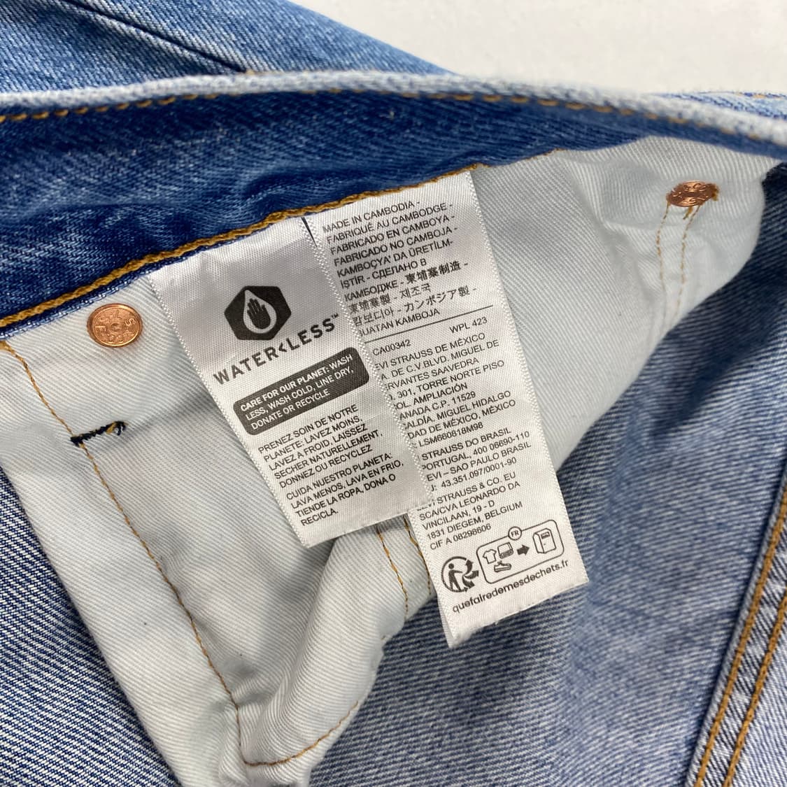 리바이스 프리미엄 빅E 568 루즈핏 데님 진 (36) 상품이미지10