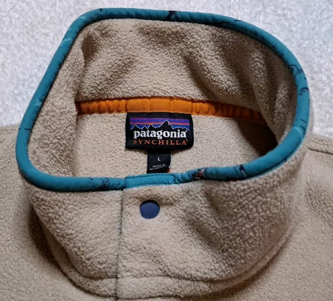 19FW 파타고니아 신칠라 스냅-T 베이지/틸 상품이미지3