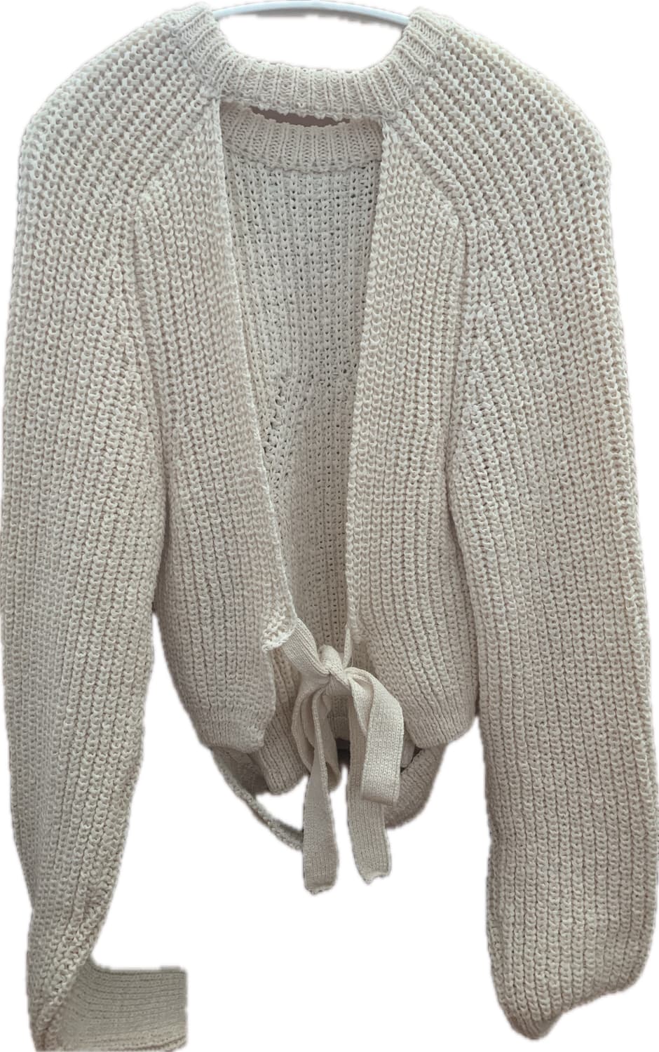 렉토 아이보리/크림베이지 니트 스웨터 상품이미지3