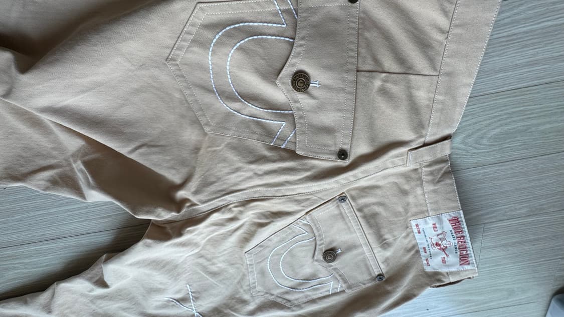 트루릴리전 베이지 팬츠 m 판매 상품이미지9